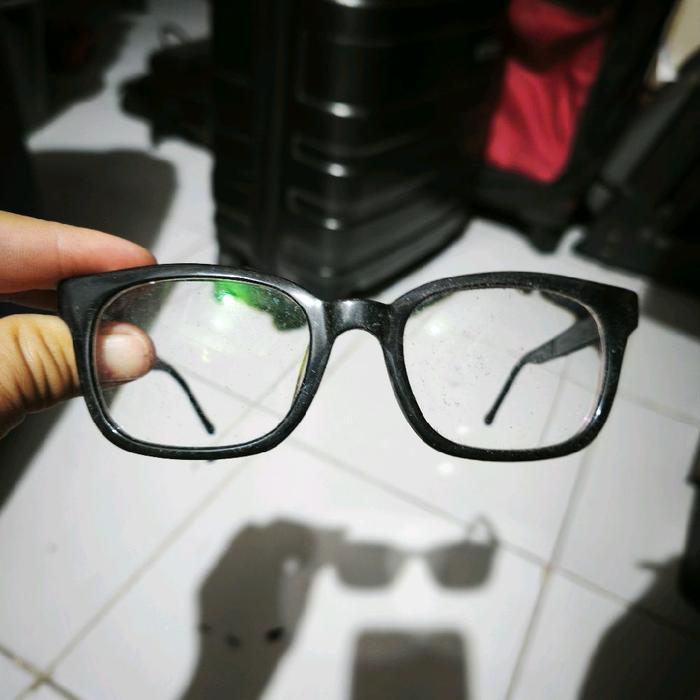 kacamata ermenegildo zegna black kotak