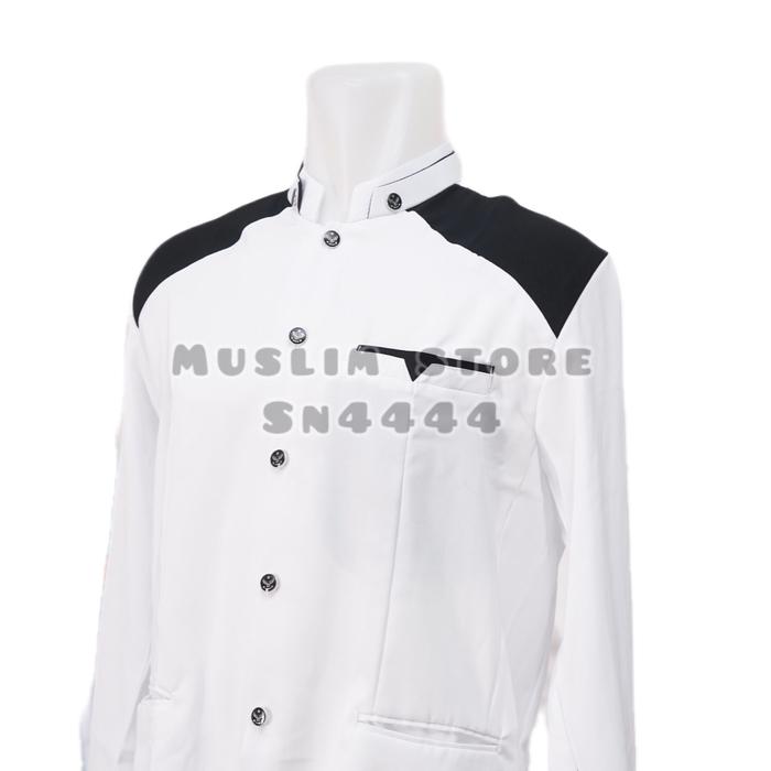 JASKO JAS KOKO POLOS KOMBINASI - JASKO PRIA DEWASA Muslim Baju Koko Panjang Nyaman Biru High baju ko