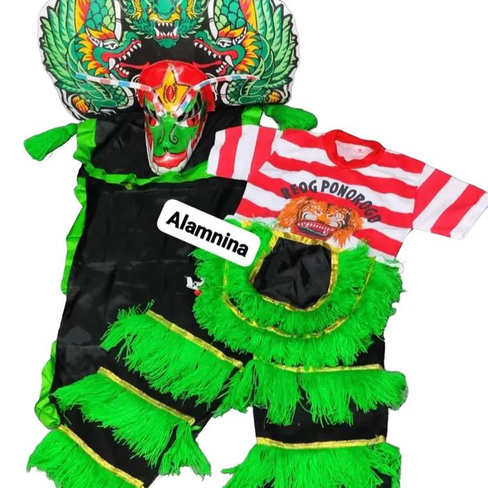 Celana barongan kaos reog ponorogo caplokan satu paket