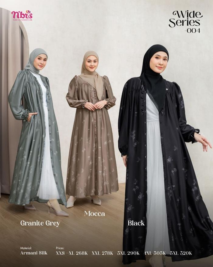 Gamis Wanita Terbaru Gamis Nibras Armani Silk Gamis Nibras Terbaru Promo Gamis Motif Bungan