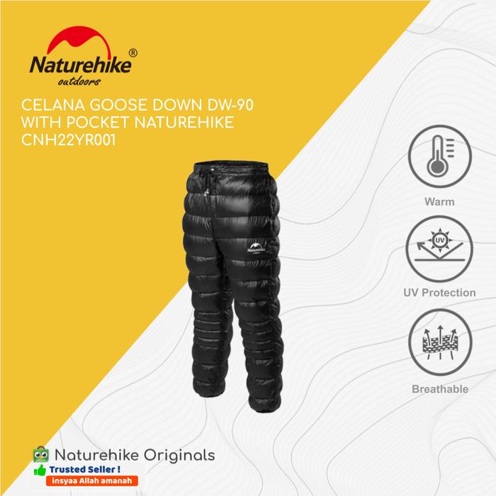 NATUREHIKE CELANA GOOSE DOWN BULU ANGSA DW-90 POCKET KANTONG CNH22YR001