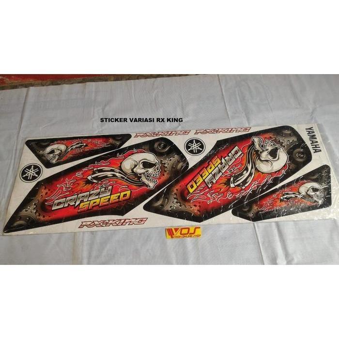 STIKER VARIASI RX KING CRAZY SPEED [NTS]
