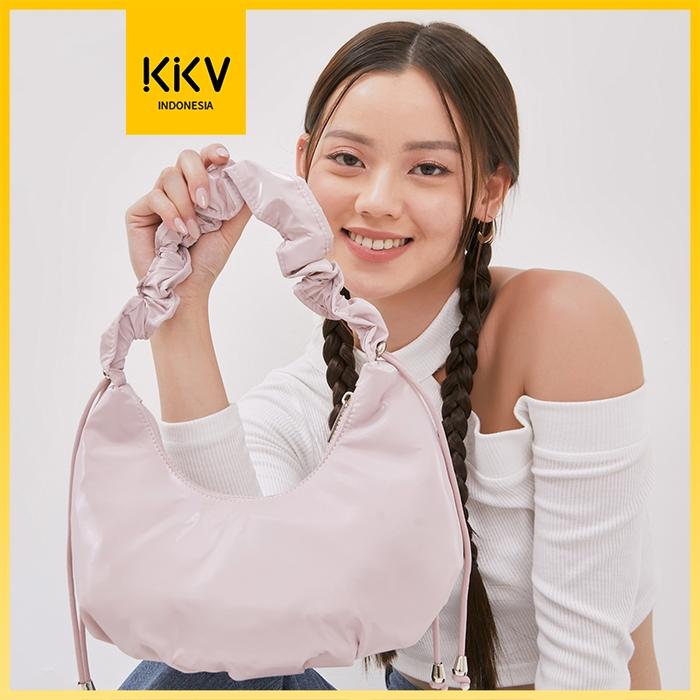 KKV Nomie Nomie Tas Bahu Glitter Awan Putih/Pink/Hitam