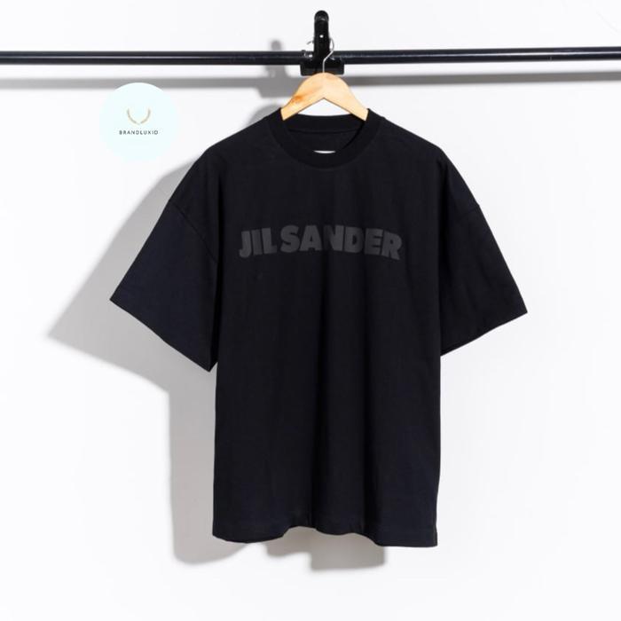 Jil Sander Logo print tshirt Black