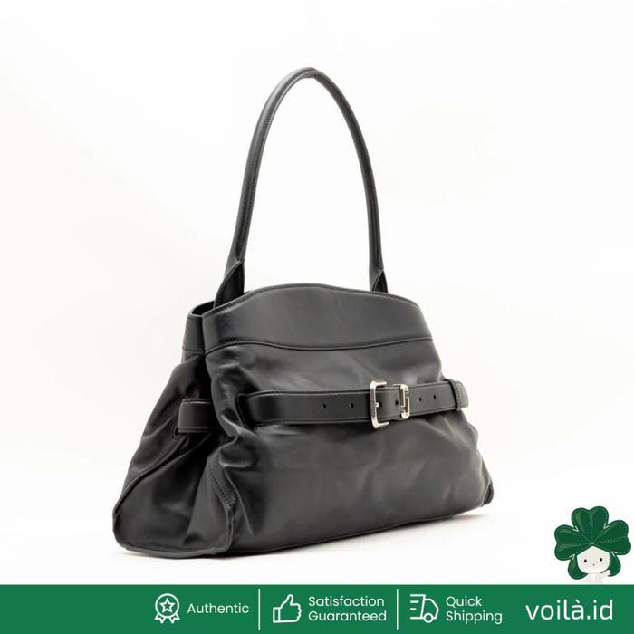 VOILAID THE DAKOTA SATCHEL SHOULDER BAG BLACK