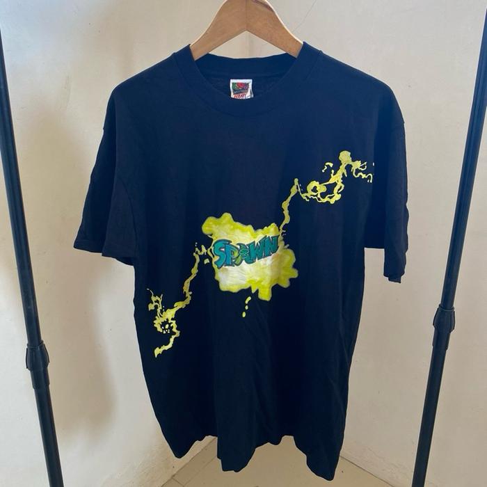 Vtg spawn tee shirt kaos vintage comic anime kartun