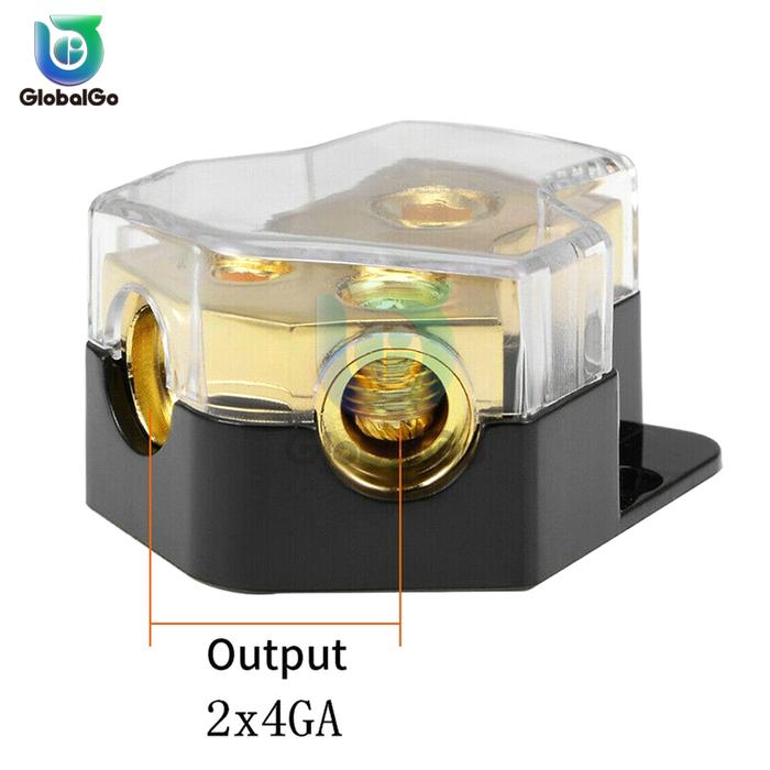 Car Audio Power Supply Distribution 2 Way Power Distribution Block