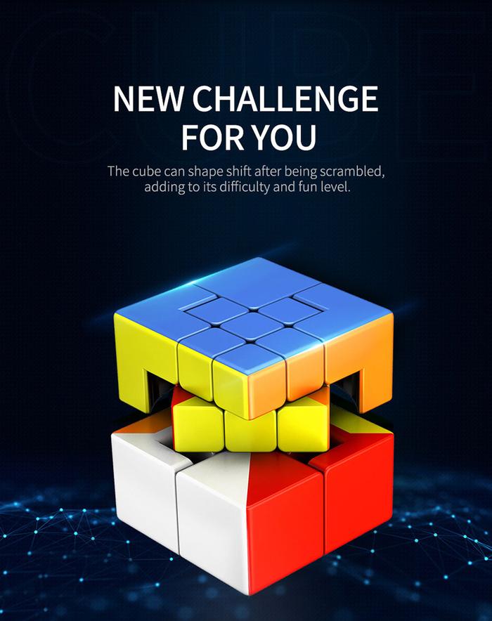 [ECube] Moyu Meilong Cermin Rubik Kubus 3X3X3 Kecepatan Sihir