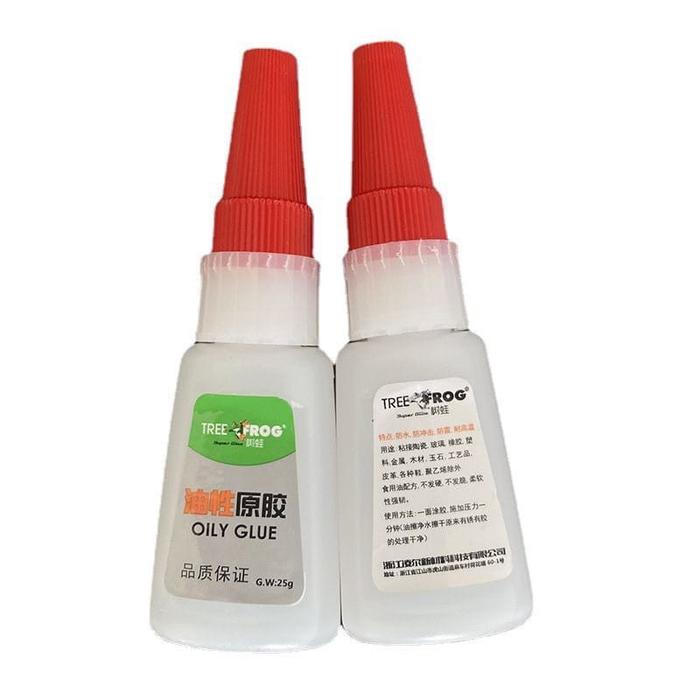 Lem Super Kuat Glue TREE FROG ORI Serbaguna Cairan Perekat Multiguna 25Gram Lem Sepatu  Kayu  Besi M