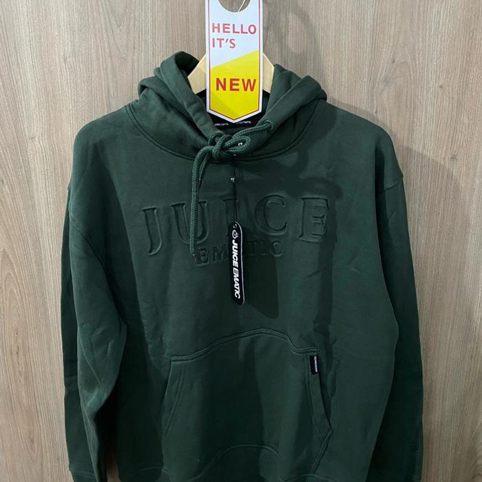 Jaket Hodie JUICE EMATIC Original Size M L XL XXL Pria Cotton Flace