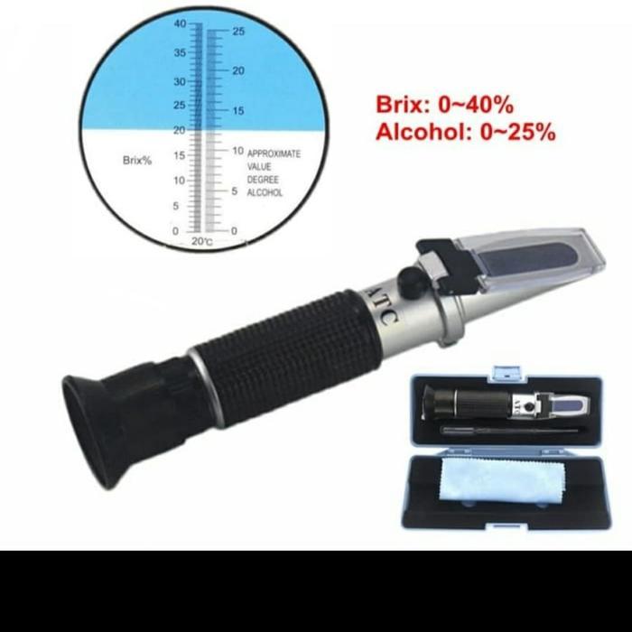 Ready Stock Refractormeter Alkohol Alat Ukur Kadar Alkohol Wine / Soju / Sake