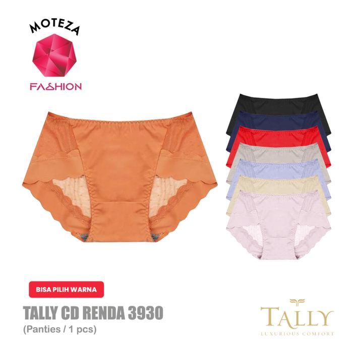 Tally 3930 CD Celana Dalam Wanita Seamless Brokat Renda Halus Lace Panties | Free Size |  Nyaman