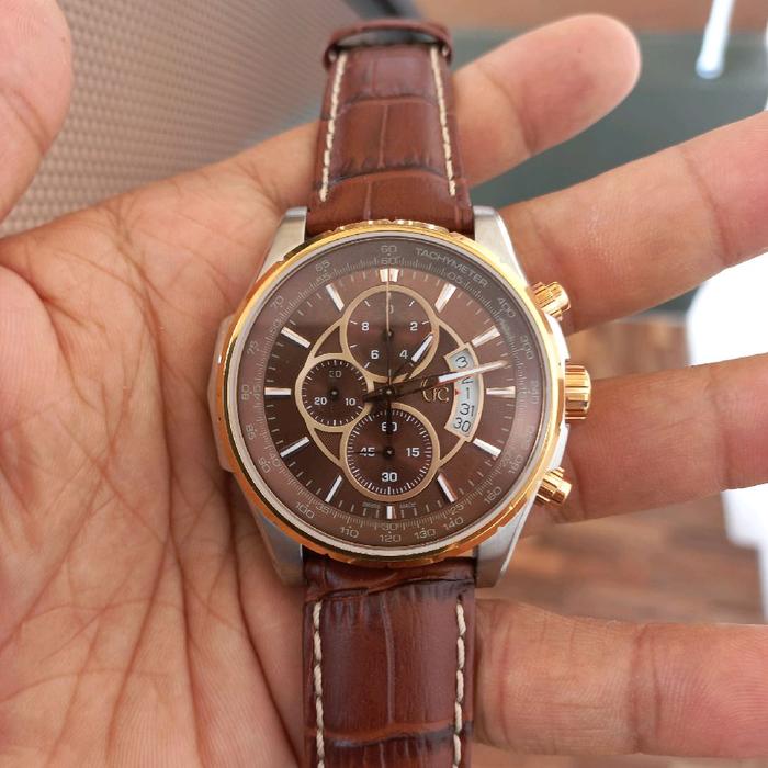 Gc Quartz Chronograph Brown Dial Original X81002G4S