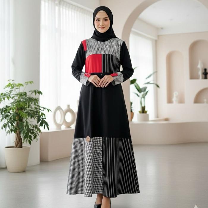 Zisheeri / Gamis Zisheeri / Gamis Seroja By Zisheeri / Gamis Zisheeri Original / Gamis Lebaran 2025 