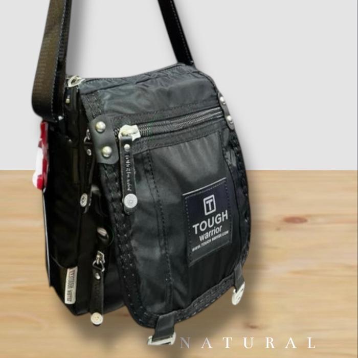 TOUGH WARRIOR T6107 TAS SELEMPANG NILON ANTI AIR TEBAL PRIA