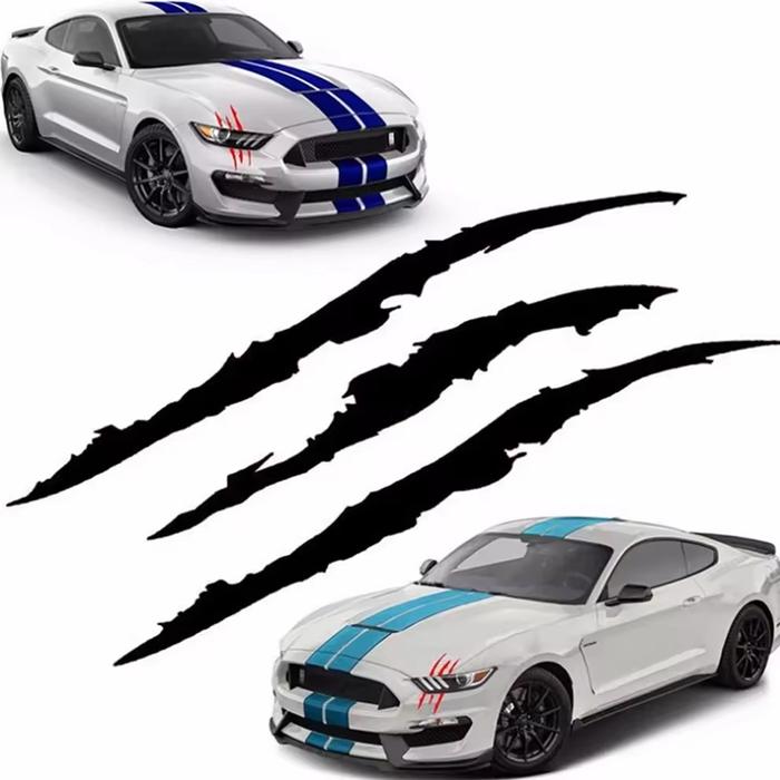 Sticker Cutting Cakar Monster Motor Mobil ClawsSticker Cakaran Monster Pada Lampu Motor Bahan Anti A