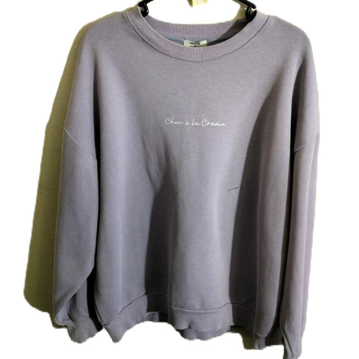 crewneck POLHAM Wanita Fleece Sweater Tebal "KODE BARANG 01"