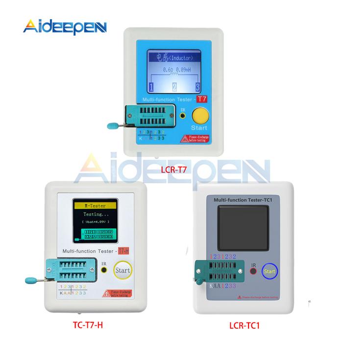 T7 TC-T7-H TCR-T7 LCR-TC1 Transistor Tester ESR Diode Triode
