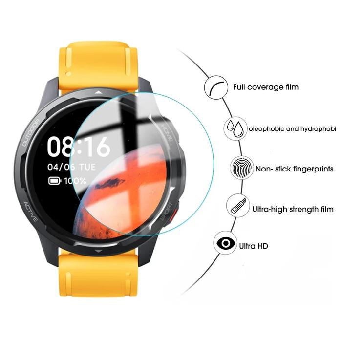 Tempered Glass for S1/S1 Pro/S1 Active Cover HD Screen Protector Anti-scratch Film for Mi Watch S1 P