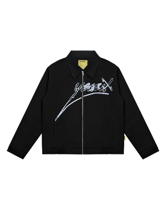 Vearst Work Jacket Zip up Gion Black - Regular Fit
