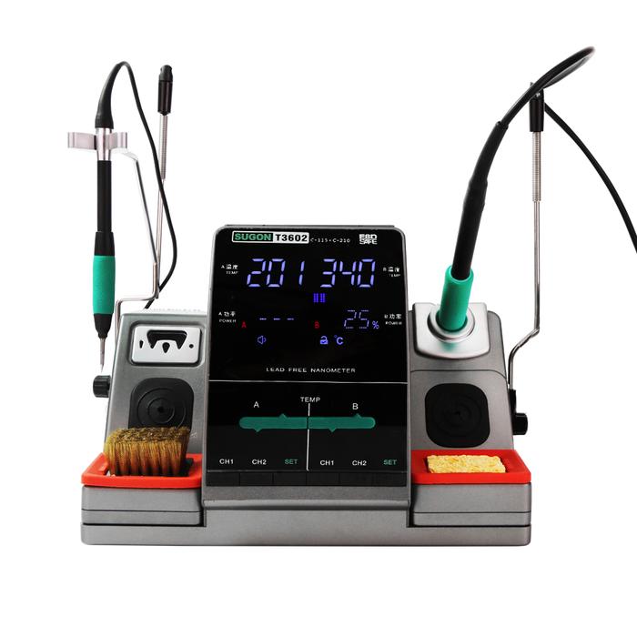 SUGON T3602 Soldering Station 115 210 Tips Double Station Welding