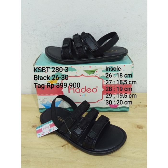 NEW (Size 26-30) SENDAL SEPATU ANAK LAKI FLADEO ORIGINAL