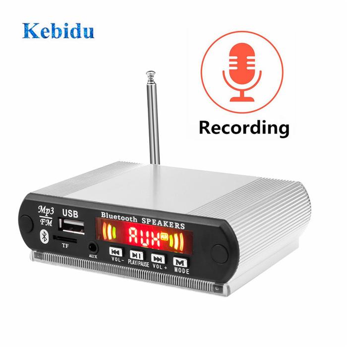 KEBIDU Handfree Call MP3 WMA Decoder Board Audio Module USB TF Radio