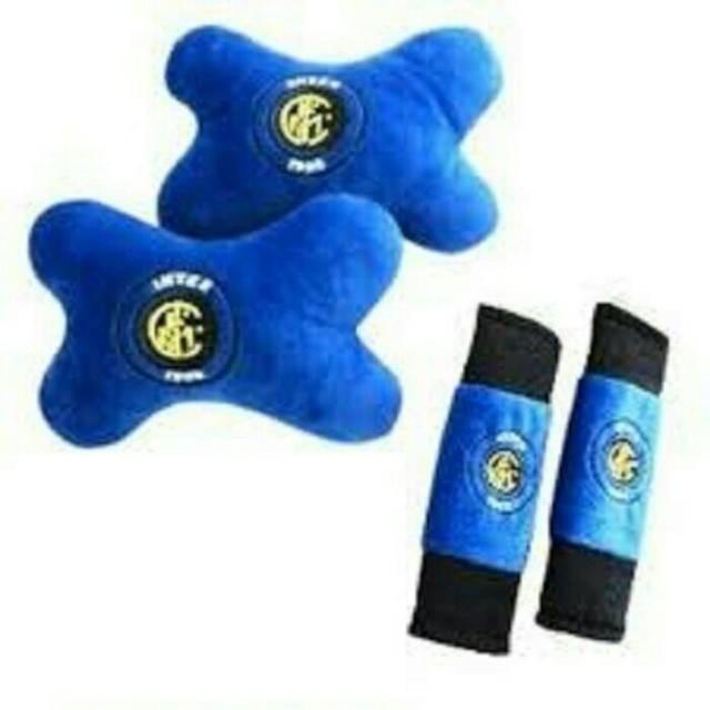 SET AKSESORIS BANTAL MOBIL 3IN1 2IN1 INTERMILAN INTER MILAN