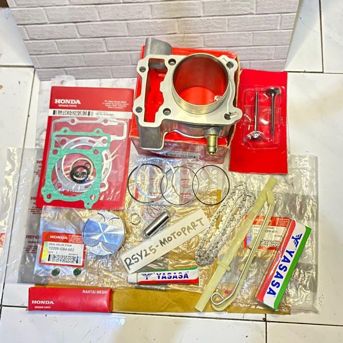 PAKE KOMPLIT BLOK CYLINDER HONDA CB 150 R OLD LAMA K157 BARANG