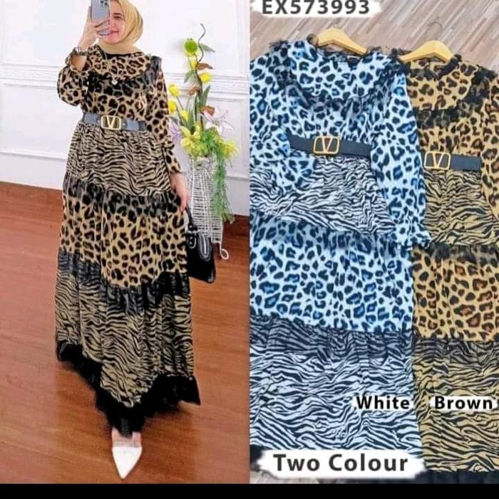 gamis macan silk import import