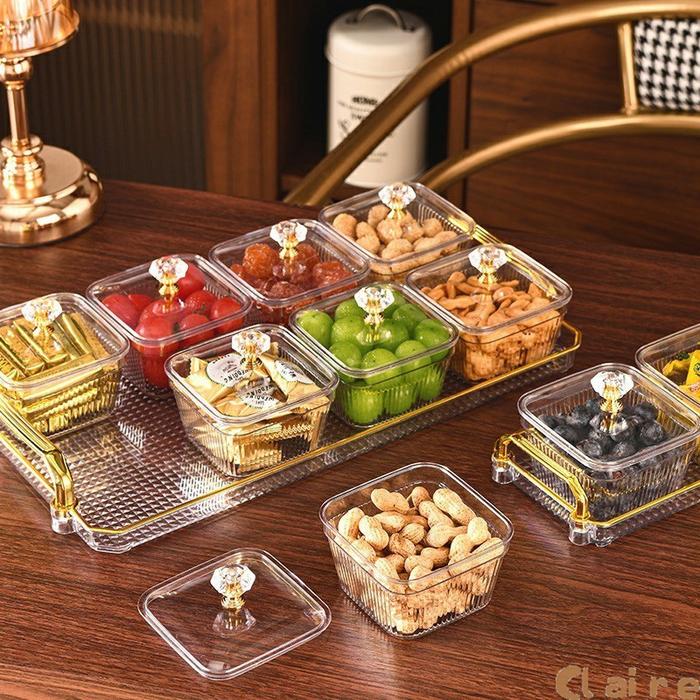PREMIUM (READY) terjamin 【Ramadan✨】Snack Tray Snack Bowl Tempat Saji Snack Cemilan Kotak Makanan Top