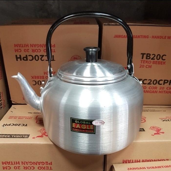 Teko Cor 20cm / Kettel Masak Air Minum Ceret Alumunium Global Eagle