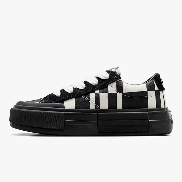 Sepatu Sneakers Unisex Converse CT AS Ox Cruise Checkered Black Egret Black Original A08790C