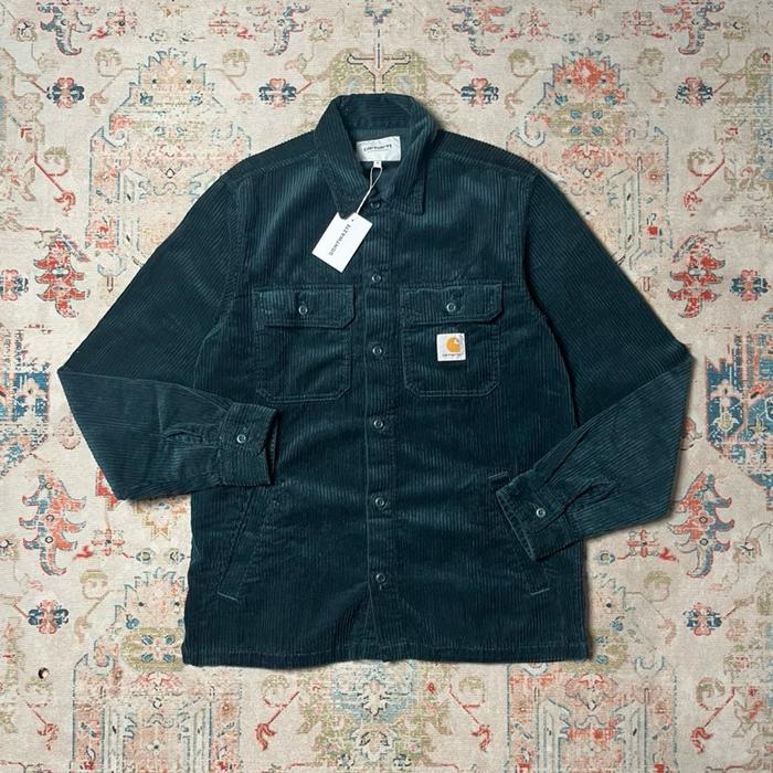 CARHARTT WIP DIXON SHIRT JACKET CORDUROY DEEP LAGOON ORIGINAL