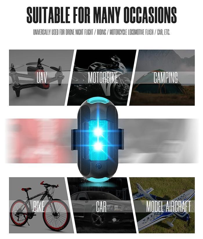LAMPU SEPEDA STROBO SAFETY SEIN DIP LED DEPAN BELAKANG SEPEDA