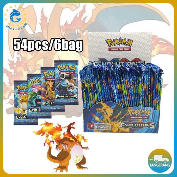 54 PCS Kartu Pokemon Pokemon Cards Booster Pack Untuk Koleksi