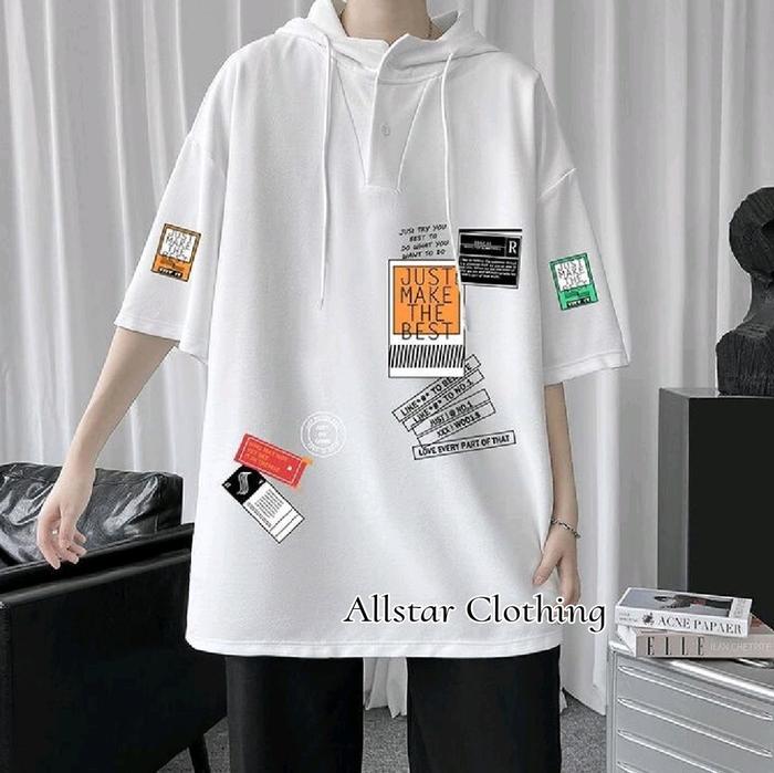 All Star - Hoodie Kancing Korean The Best Lengan Legrand Distro / Kaos Murah / Kaos Korean / Kaos Te