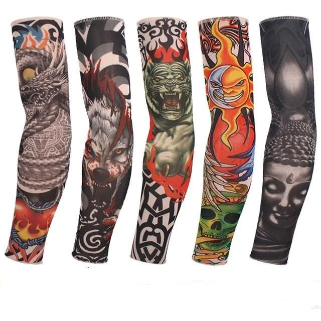 2 Pasang Manset Lengan Tato Motif Keren Sleeve Tangan - TATO 2 PSG