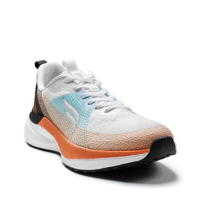 NEW PRABU - AMBARA WHITE BLUE ORANGE SEPATU SNEAKERS PRIA