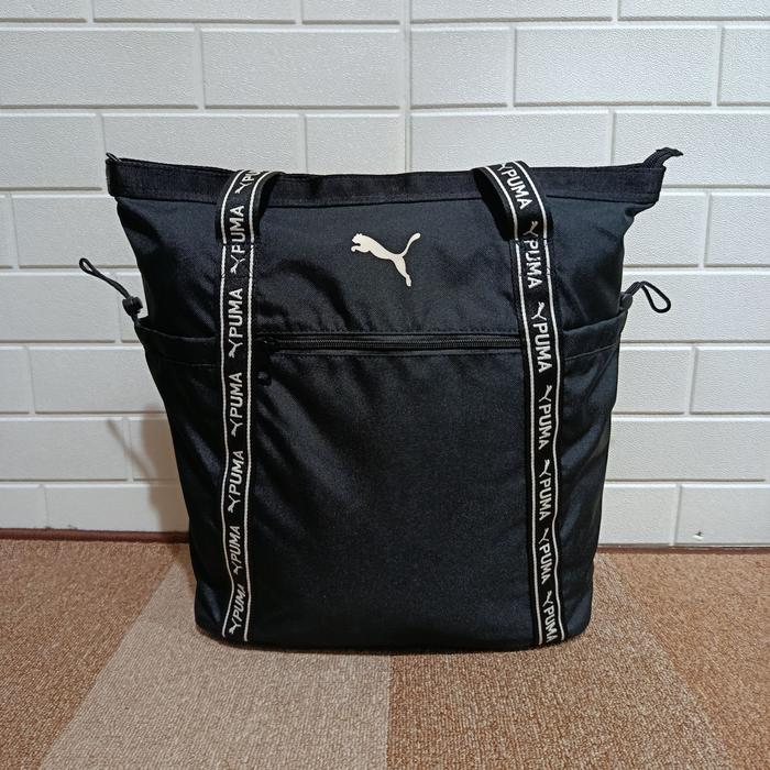 Tas Selempang Puma Essentials Tote Bag Convertible Backpack Black Original Tas Daily Pria Wanita