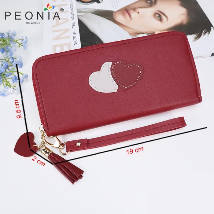 Peonia Dompet Wanita Panjang Hp Kartu Wallet - EVA LG