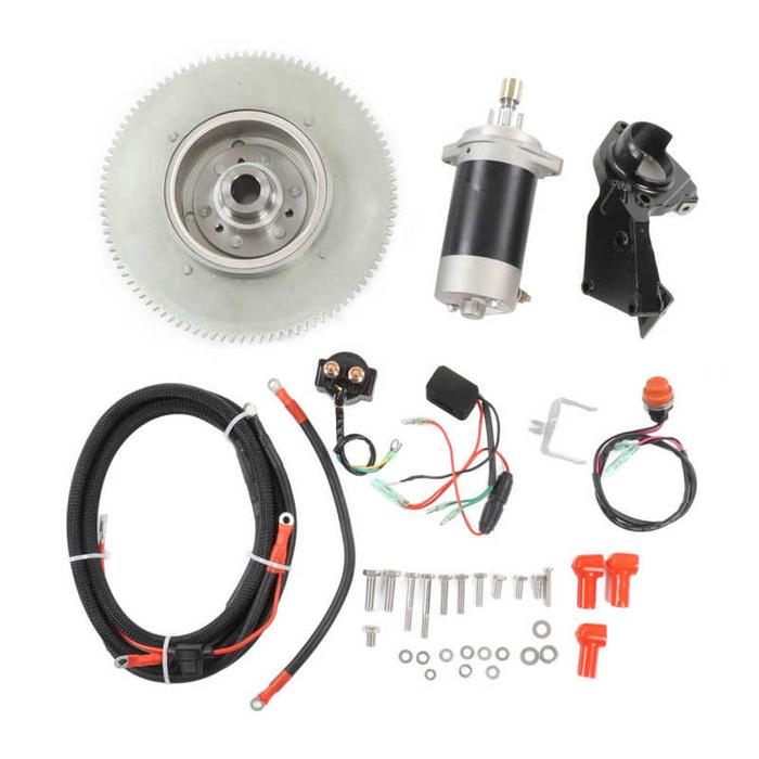 Outboard Motor Rear Operation Modified Electric Starter