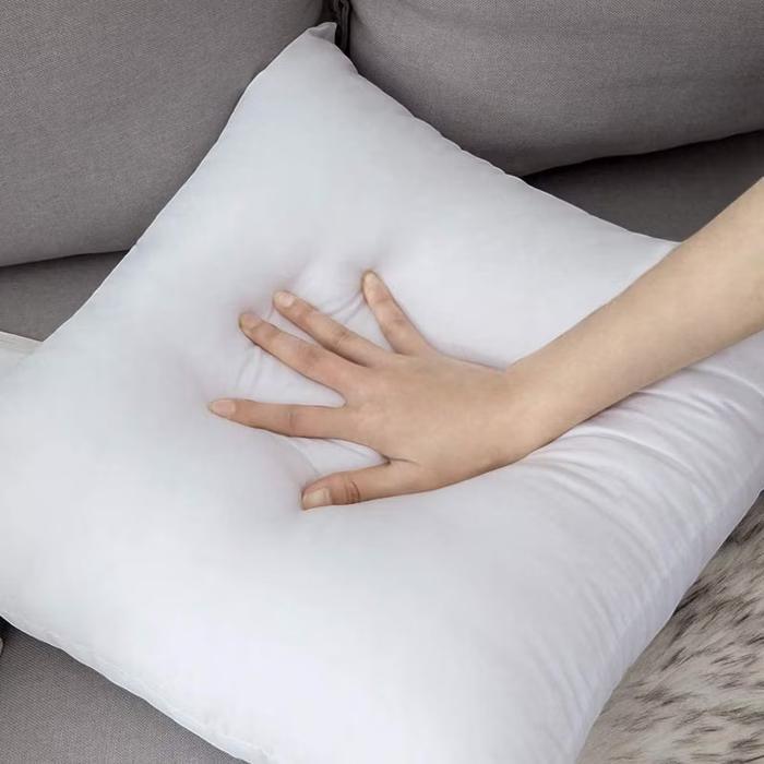 BANTAL SOFA  ISI DACRON/SILICON Sarung Putih