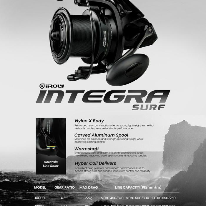 Reel Pancing Iroly Integra Surf 10000 12000