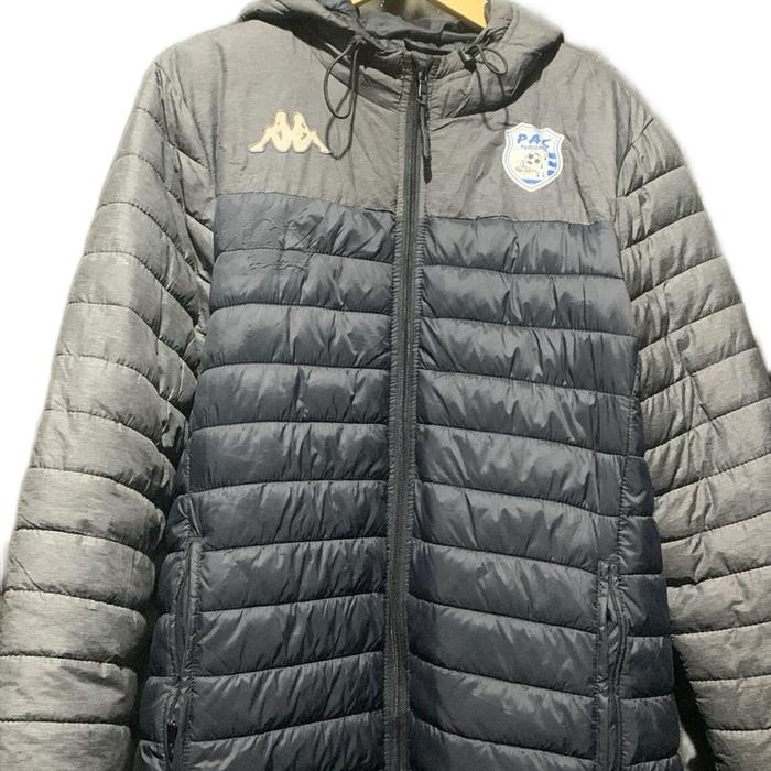 Jaket outdoor bulu angsa Kappa Original Waterproof Pria Tebal Parasut  Lembut, Size L,XL