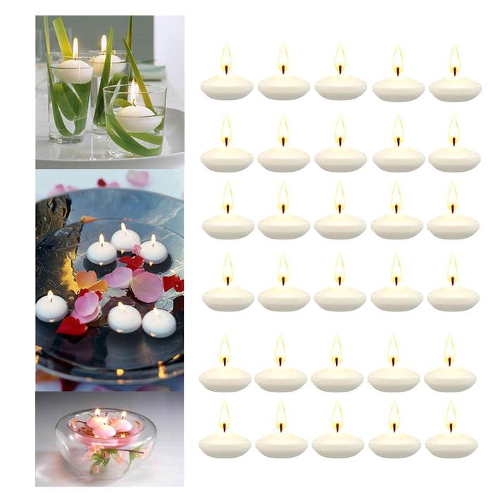 Loviver Lilin Tidak Beraroma, Lilin Tealight Mengambang untuk