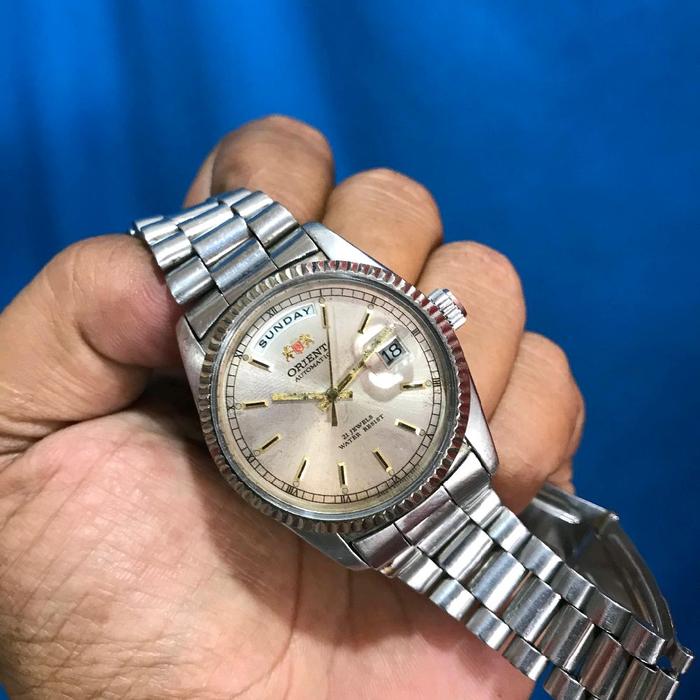 jam tangan original vintage Orient 46E701-90 Automatic/ orient president