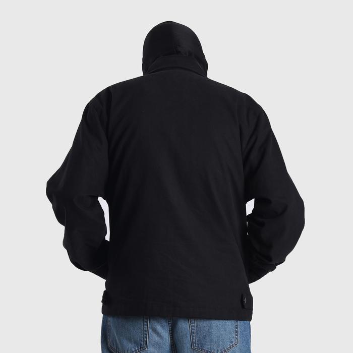 Leaf Classic Black Work Jacket -Gratisongkir