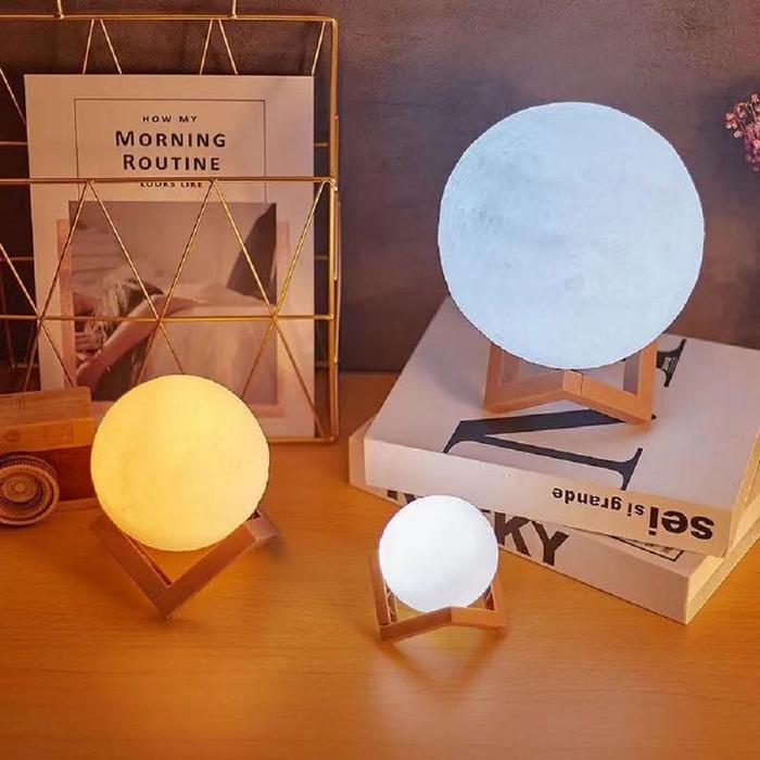 LED Moon Lamp MINI 3D Table Lamp 8/10/12/15/18/20CM Night Light Room