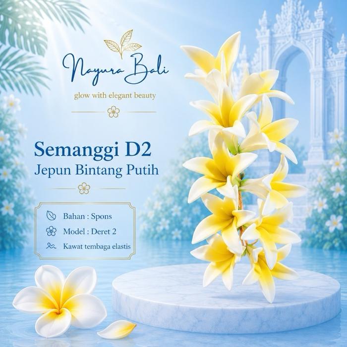 SEMANGGI D2 JEPUN BINTANG / Bunga Semanggi / Semanggi Jepun / Semanggi Spons / Aksesoris Hairdo